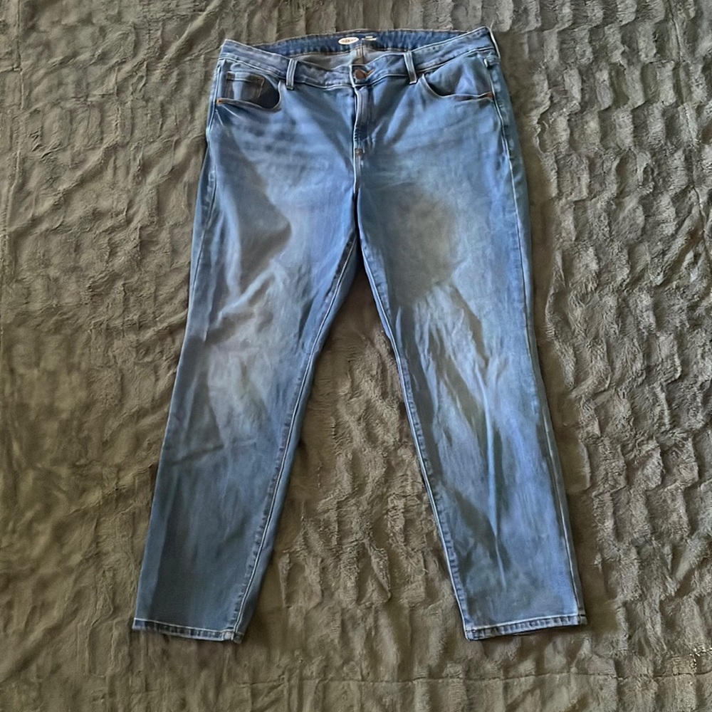 Blue jeans-rarely worn-good condition-size 16 short
